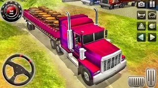 Offroad Cargo Trailer Truck - Driver Hill Driving Simulator 3D - Android GamePlay