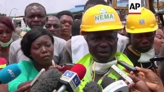 Rescue officials say death toll rises to at least 70 following building collapse in Lagos