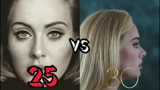 25 vs 30 (Adele) - Album Battle