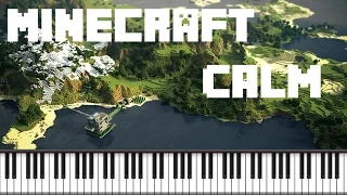 Synthesia [Piano Tutorial] Minecraft Calm 3