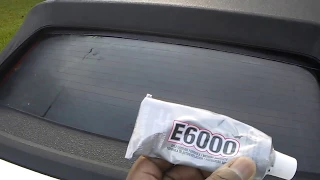 How To Fix A Convertible Mustang Rear Window That Comes Unglued or Falling out due to top shrinkage.