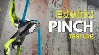 Test Edelrid PINCH na ścianie wspinaczkowej