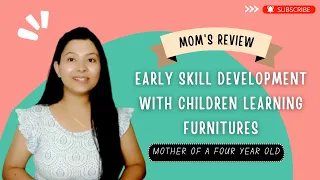 Early Skill Development with Kids Learning Furniture | Mom Review Video