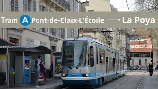 [Tram Cab Ride] Tramway Grenoble ligne A/Pont-de-Claix-L'Étoile → La Poya