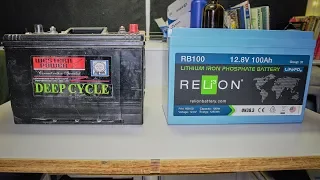 Lead Acid VS Lithium. Pros and Cons // How to replace old RV 12 volt systems with new Batteries.