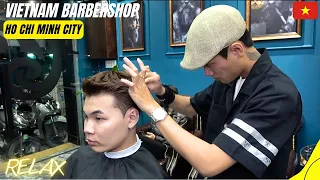 ASMR - 💈Haircut & styling at Vietnamese barbershop, Ho Chi Minh city - $4.3 - Great Relaxing