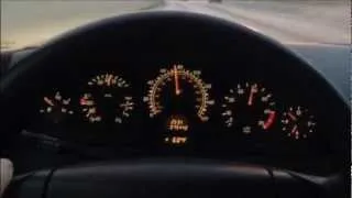 1998 Mercedes-Benz SL500 third-gear acceleration at 70 mph