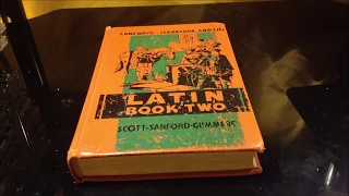 ASMR whisper: Vintage Latin Textbook "Latin Language, Literature, and Life, Book 2"