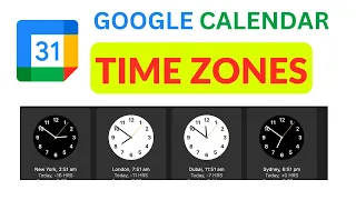 TIME ZONES in Google Calendar | Work across different countries