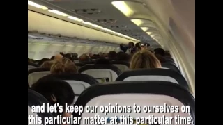 Pilot Shuts Down Political Arguments on Plane