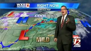 Partly cloudy on a mild Saturday