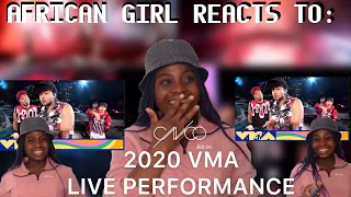 AFRICAN GIRL REACTS TO CNCO 2020 VMA LIVE PERFORMANCE OF "BESO"(😍I'm in love 😍)