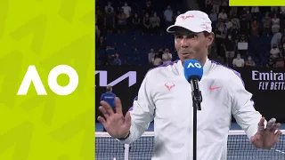 Rafael Nadal: "I always try to be better!" on-court interview (2R) | Australian Open 2021