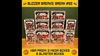 Buzzer Breaks Sports Cards - NBA Prizm Break #92