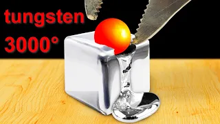 HEATED TO 3000 DEGREES TUNGSTEN BALL VS LEAD AND FOIL