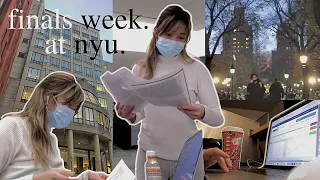 Finals Week at NYU Vlog | last week of classes, studying, and exams (part one)