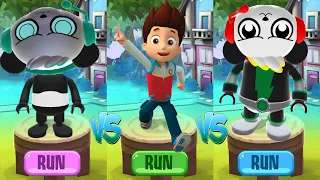 Tag with Ryan - Combo Panda and Spy Robo Combo Panda vs Paw Patrol Ryder Run GamePlay