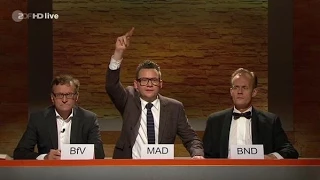 Die Anstalt - Geheimdienstaffäre feat. Kanzlerin + BND, BfV & MAD beim Demokratieabbau - 26.05.2015