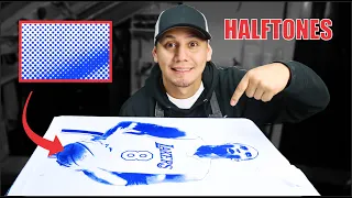 How To Screen Print Any Picture With Halftones!