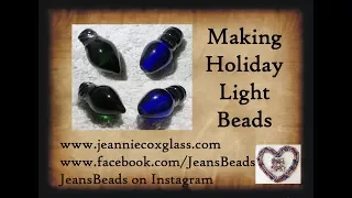 Making Holiday Light Beads by Jeannie Cox