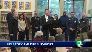 Gov. Newsom Visits Paradise After Signing Emergency Funding Bills