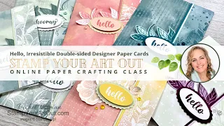 Hello, Irresistible Double-sided Designer Paper Cards