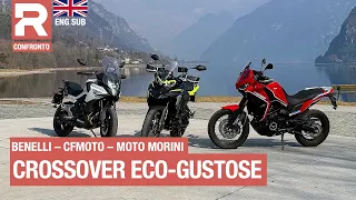 Crossover comparison - Benelli TRK 702X, CFMoto 700MT, Moto Morini X-Cape which one is the best