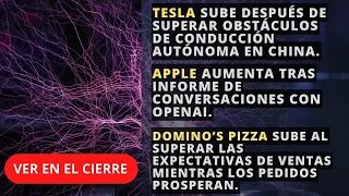 Cierre del Mercado 🔴 EEUU Day Trading, Tesla Apple Domino´s | 29.04.24