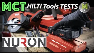 All the HILTI NURON Tool Tests I Have From the Nuron Event