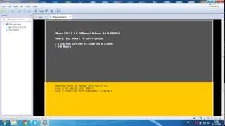 VMware ESXi 5.1 install inside VMworkstation under Windows 7