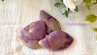 Polymer Clay Faux Tumbled Amethyst