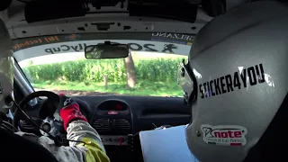 Hellendoorn rally 2021 KP3 onboard Peugeot 206 rally cup [P. van Teunenbroek & V. Müller]