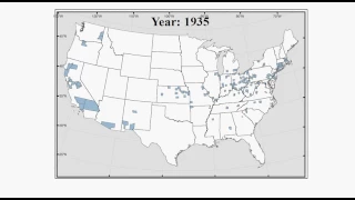 Historical Distribution of Invasive Ailanthus altissima (Tree of Heaven)