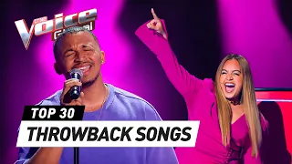 ONE HOUR of NOSTALGIA SONGS from the 90s and 00s on The Voice