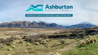 Ashburton District Council Council Meeting for 6 October 2021