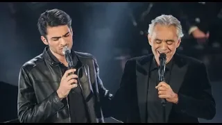 Sanremo 2019 Andrea e Matteo Bocelli cantano "Fall on me"
