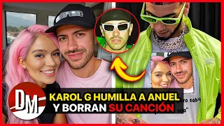 🤯 BORRAN canción de ANUEL dedicada a KAROL “Mejor Que Yo” | KAROL G defiende a FEID en CONCIERTO