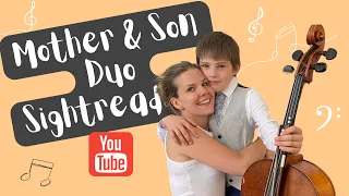 Mother & Son Duo Sightread Corelli - Coco & Lucian Azoitei (aged 11)