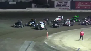 HIGHLIGHTS: AMSOIL USAC CRA Sprint Cars | Keller Auto Speedway at Kings Fairgrounds | 4/1/2022