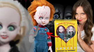КУКЛЫ ДЕТИ НЕ ДЛЯ ДЕТЕЙ😱 Chucky & Tiffany Living Dead Dolls: обзор кукол и распаковка