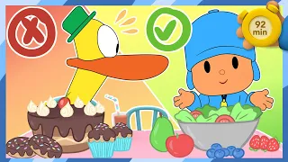 🍎 POCOYO AND NINA - A Healthy Meal [92 minutes] | ANIMATED CARTOON for Children | FULL episodes