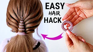 😱 New EASY hairstyle HACK that every girl should know for wedding and party UPDO | party hairstyle