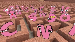 DESTROY ALL VERSION 3D ALPHABET LORE FAMILY in BIG MAZE - Garry's Mod!!!???