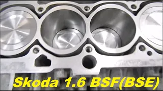 Капремонт двигателя SKODA OCTAVIA 1,6 BSF. Сборка и запуск