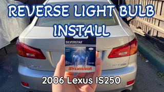 Reverse Light Install | 2006 Lexus IS250