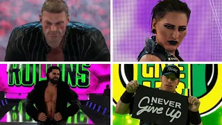 WWE 2K23 Entrances: Edge, Seth Rollins, John Cena, Rhea Ripley, Bianca Belair, Bobby Lashley & More