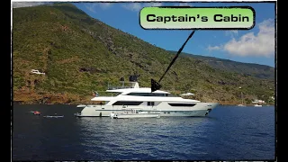 CAPTAIN'S CABIN ON A SUPER YACHT (Captain's Vlog 120)