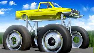 I Built a HUGE MONSTER TRUCK! - The Long Drive Gameplay