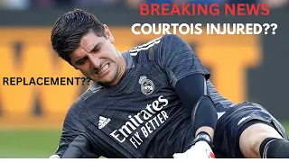 BREAKING: REAL MADRID Superstar Courtois leaves training in tears after suspected ACL injury