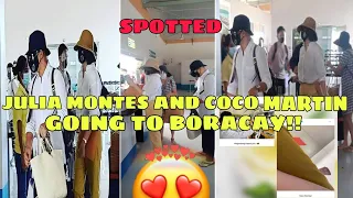 FINALLY JULIA MONTES AND COCO MARTIN VISIBLE IN PUBLIC NA, SPOTTED GOING TO BORACAY!
